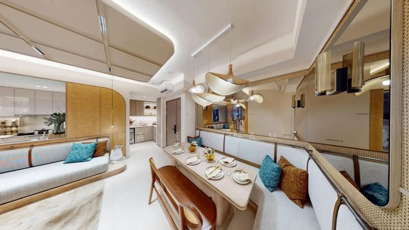 Bagnall Haus Condominium For Sale at S$ 3,288,000 | PropertyGuru Singapore - Living Room