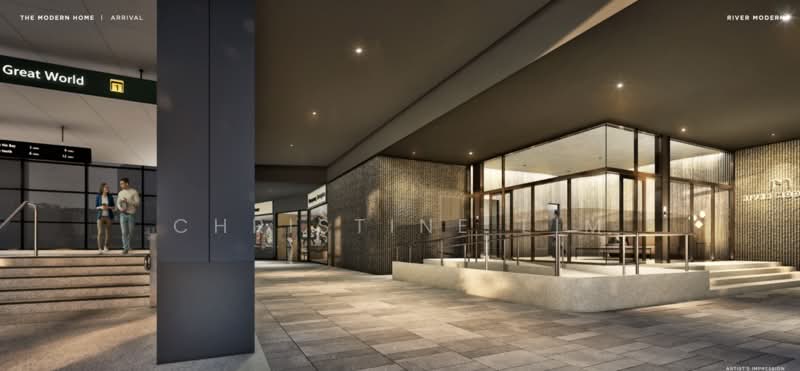 River Modern Condominium For Sale at S$ 5,995,000 | PropertyGuru Singapore - Entrance