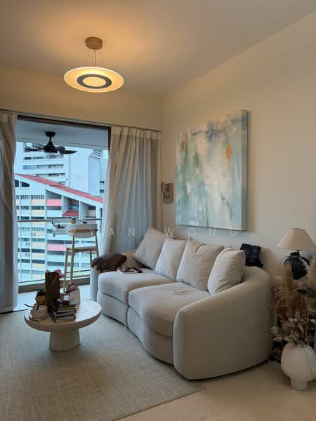 The Tre Ver, 60 Potong Pasir Avenue 1, 1 Bedroom, 506 sqft, Condominium For Rent, by Ryan Wong, 500089183 - Living Room - PropertyGuru.com.sg