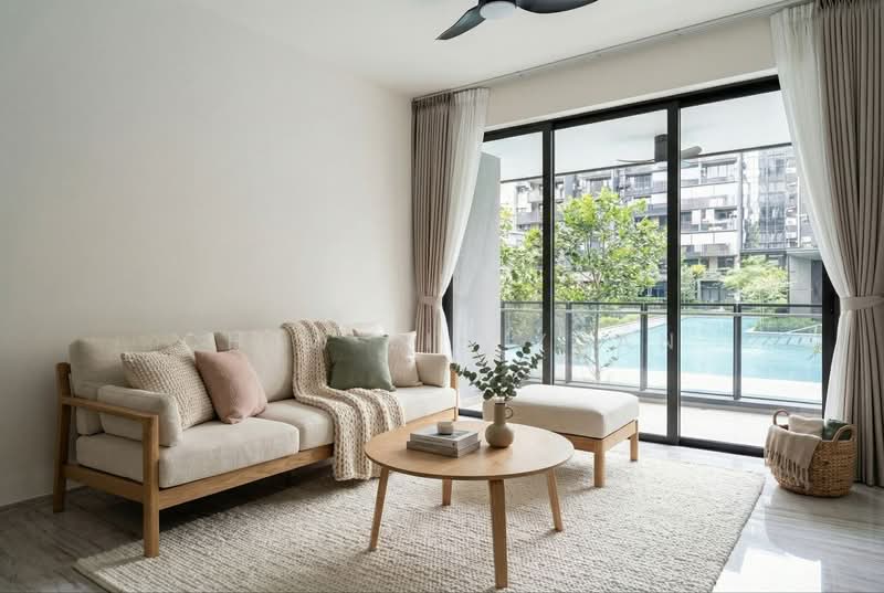 Leedon Green Condominium For Sale at S$ 3,688,000 | PropertyGuru Singapore - Living Room
