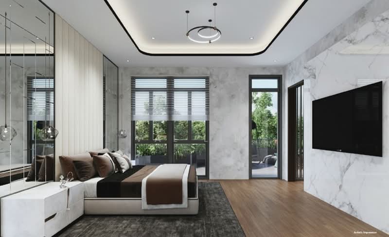 ◤ TOP Brand New Freehold Landed near MRT 3.5-storey with Lift & Pool Just TOP, Bedok North MRT Kembangan MRT, 6 Bedrooms, 6,785 sqft, Corner Terrace For Sale, by Val Lin, 500089268 - Bedroom - PropertyGuru.com.sg