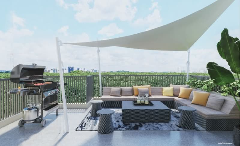 ◤ TOP Brand New Freehold Landed near MRT 3.5-storey with Lift & Pool Just TOP, Bedok North MRT Kembangan MRT, 6 Bedrooms, 6,785 sqft, Corner Terrace For Sale, by Val Lin, 500089268 - Balcony - PropertyGuru.com.sg