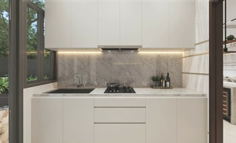◤ TOP Brand New Freehold Landed near MRT 3.5-storey with Lift & Pool Just TOP, Bedok North MRT Kembangan MRT, 6 Bedrooms, 6,785 sqft, Corner Terrace For Sale, by Val Lin, 500089268 - Kitchen - PropertyGuru.com.sg