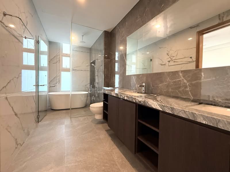 ◤ Cheapest Brand New Semi-D with Pool & Lift EV Charging ❤️ TOP VIEW TODAY! Semi-Detached House For Sale at S$ 7,288,000 | PropertyGuru Singapore - Bathroom