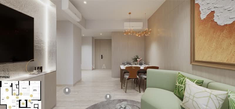 Arina East Residences Condominium For Sale at S$ 1,973,000 | PropertyGuru Singapore - Living Room