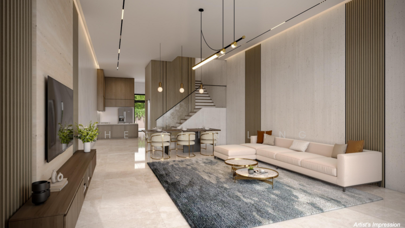 Springleaf Collection Terraced House For Sale at S$ 5,588,000 | PropertyGuru Singapore - Living Room