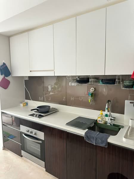 Waterbank at Dakota, 25 Dakota Crescent, 1 Bedroom, 484 sqft, Condominium For Rent, by MJ Zhuo, 500089572 - Kitchen - PropertyGuru.com.sg