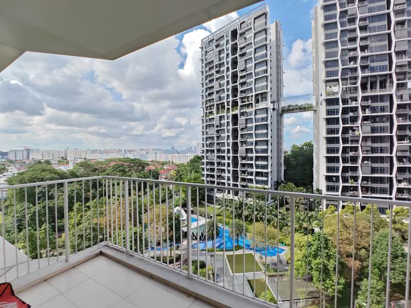 Tree House, 60 Chestnut Avenue, 2 Bedrooms, 861 sqft, Condominium For Rent, by Alan Wee, 500089712 - Balcony - PropertyGuru.com.sg