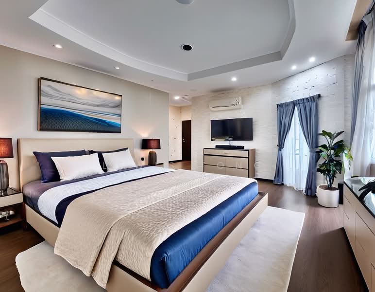 Large Hill Top Freehold Semi Detached @ Sennett Avenue Semi-Detached House For Sale at S$ 11,000,000 | PropertyGuru Singapore - Bedroom