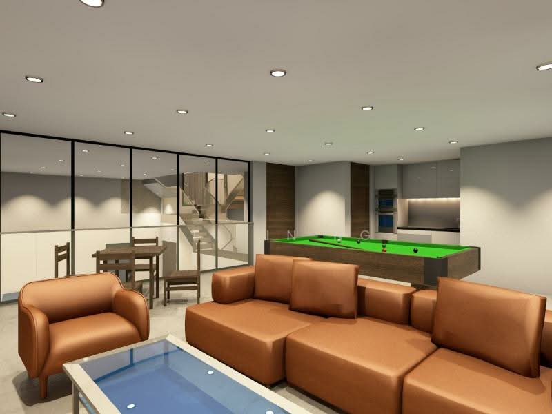 ⭐Siglap Brand New Home✅4 Levels of Superior Voluminous Space Semi-Detached House For Sale at S$ 8,980,000 | PropertyGuru Singapore - Living Room