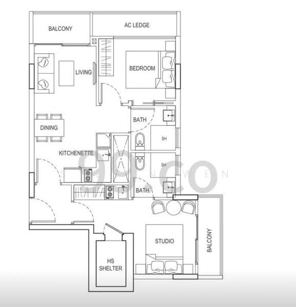 Urban Vista, 14 Tanah Merah Kechil Link, 2 Bedrooms, 678 sqft, Condominium For Sale, by Steven Wen, 500089994 - PropertyGuru.com.sg