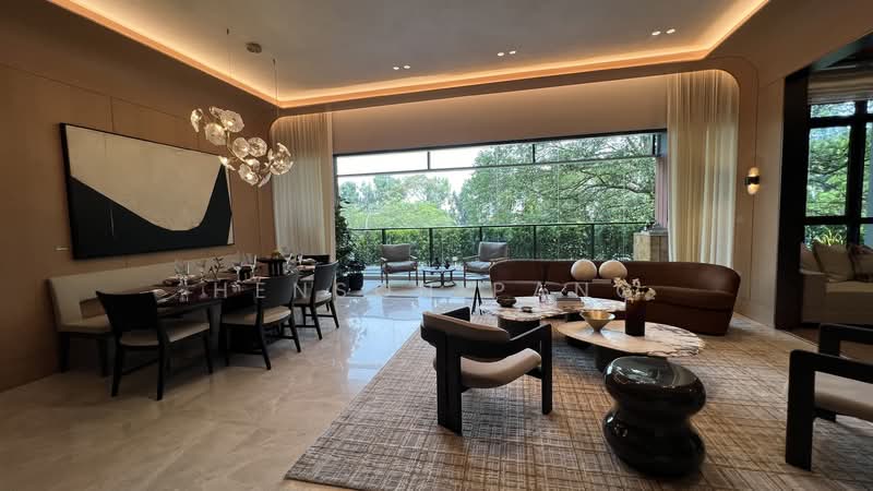Watten House Condominium For Sale at S$ 7,837,000 | PropertyGuru Singapore - Living Room