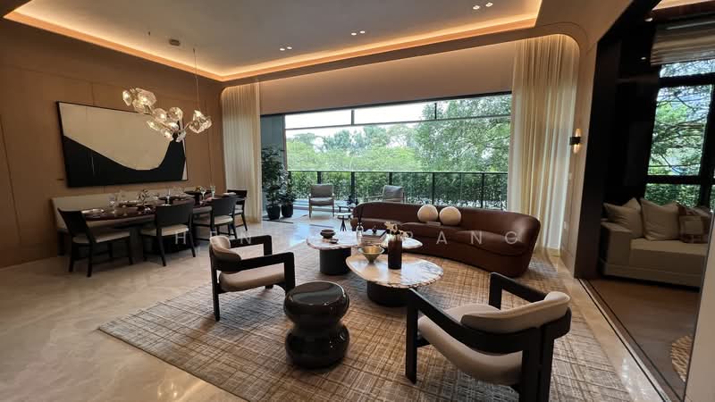 Watten House Condominium For Sale at S$ 7,837,000 | PropertyGuru Singapore - Living Room