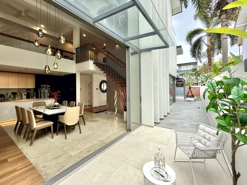 Post-A&A Spacious 2.5 Sty Semi-Detached Near Serangoon MRT & Lor Chuan MRT Semi-Detached House For Sale at S$ 7,880,000 | PropertyGuru Singapore - Dining Room