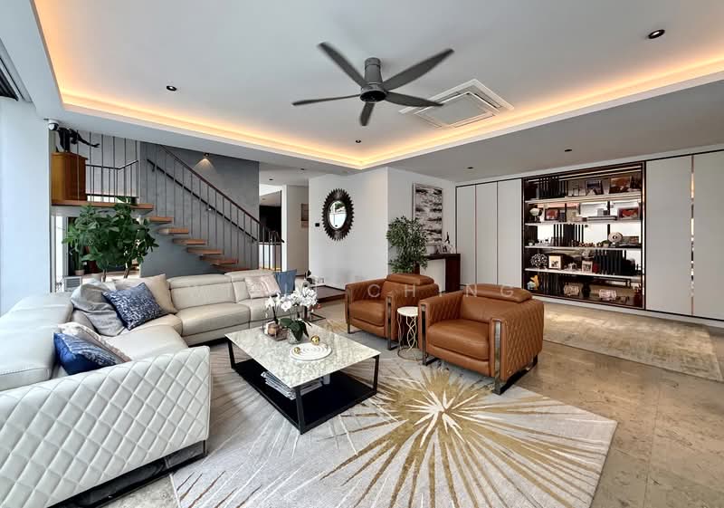 Post-A&A Spacious 2.5 Sty Semi-Detached Near Serangoon MRT & Lor Chuan MRT Semi-Detached House For Sale at S$ 7,880,000 | PropertyGuru Singapore - Living Room