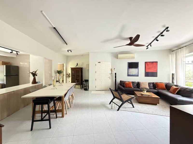 Kheam Hock Gardens, 36E Kheam Hock Road, 2 Bedrooms, 1,356 sqft, Condominium For Rent, by Shelley Han, 500090297 - Living Dining Room - PropertyGuru.com.sg