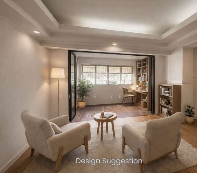 360 Woodlands Avenue 5 HDB Flat For Sale at S$ 898,000 | PropertyGuru Singapore - Living Room