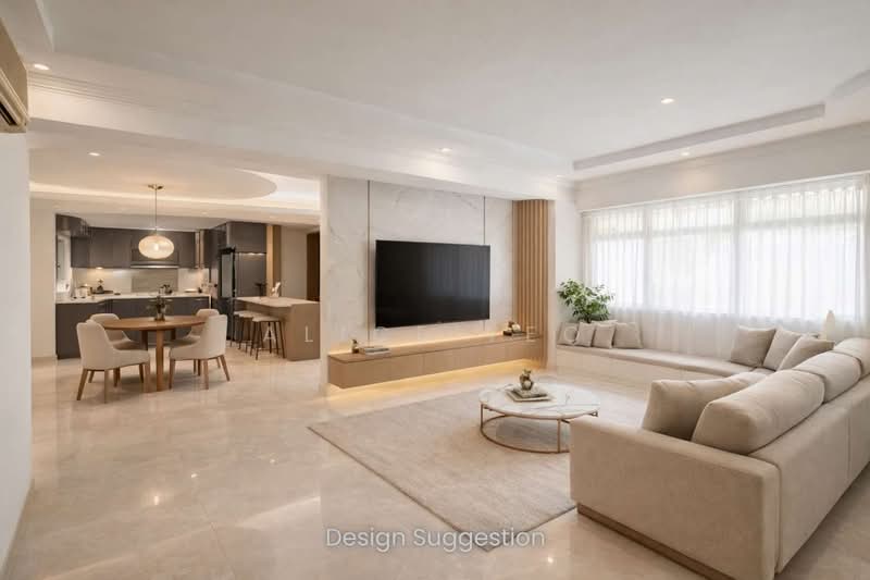 360 Woodlands Avenue 5 HDB Flat For Sale at S$ 898,000 | PropertyGuru Singapore - Living Room