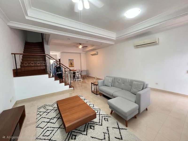 The Compass At Chancery, 6U Chancery Hill Road, 4 Bedrooms, 2,506 sqft, Cluster House For Rent, by Shelly Koh, 500090458 - Living Room - PropertyGuru.com.sg