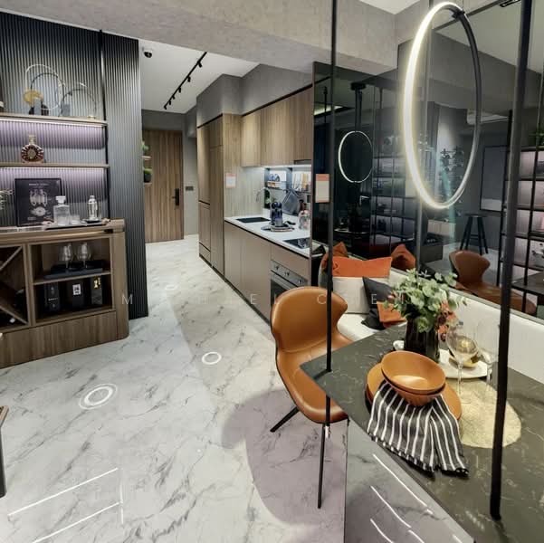 Sceneca Residence, Tanah Merah Kechil Link, 1 Bedroom, 570 sqft, Condominium For Rent, by Michael Chen, 500090539 - Kitchen - PropertyGuru.com.sg