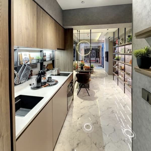 Sceneca Residence, Tanah Merah Kechil Link, 1 Bedroom, 570 sqft, Condominium For Rent, by Michael Chen, 500090539 - Kitchen - PropertyGuru.com.sg