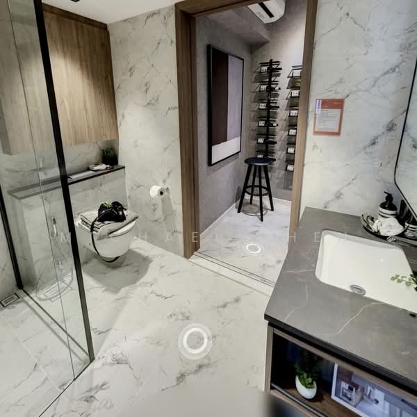 Sceneca Residence, Tanah Merah Kechil Link, 1 Bedroom, 570 sqft, Condominium For Rent, by Michael Chen, 500090539 - Bathroom - PropertyGuru.com.sg