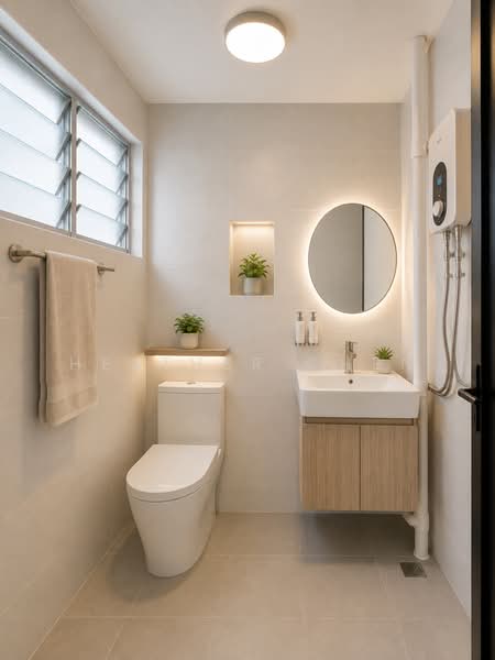 224 Bukit Batok Street 21, 224 Bukit Batok Street 21, 3 Bedrooms, 1,033 sqft, HDB Flat For Sale, by Heather Chen, 500090627 - Bathroom - PropertyGuru.com.sg