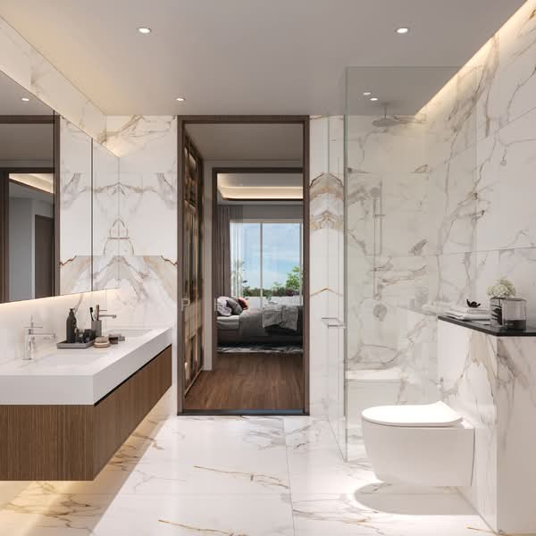 UPPER EAST COAST | NEW FREEHOLD 3.5 Storey Corner Terrace Corner Terrace For Sale at S$ 8,330,000 | PropertyGuru Singapore - Bathroom