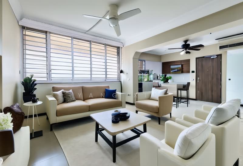 470 Pasir Ris Drive 6 HDB Flat For Sale at S$ 628,000 | PropertyGuru Singapore - Living Room - Virtually Staged