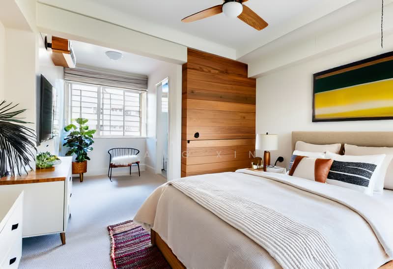 470 Pasir Ris Drive 6 HDB Flat For Sale at S$ 628,000 | PropertyGuru Singapore - Master Bedroom - Virtually Staged