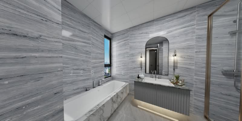 Mutiara View, 11 Jalan Mutiara, 3 Bedrooms, 1,163 sqft, Apartment For Sale, by Jessie Lye, 500090842 - Master Bathroom / AI - PropertyGuru.com.sg