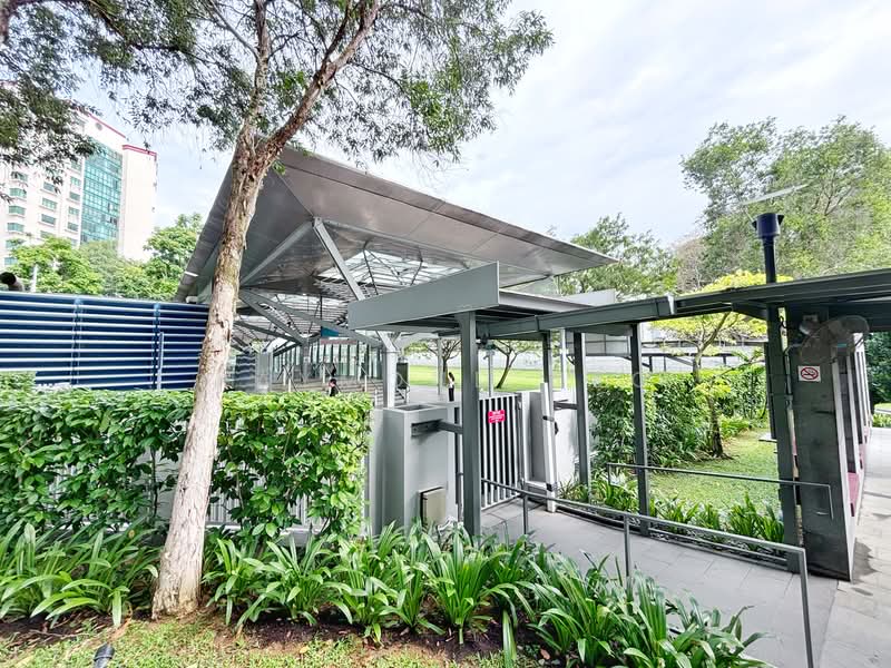 The Scala @ Lorong Chuan Condominium For Sale at S$ 1,740,000 | PropertyGuru Singapore - Side gate to MRT
