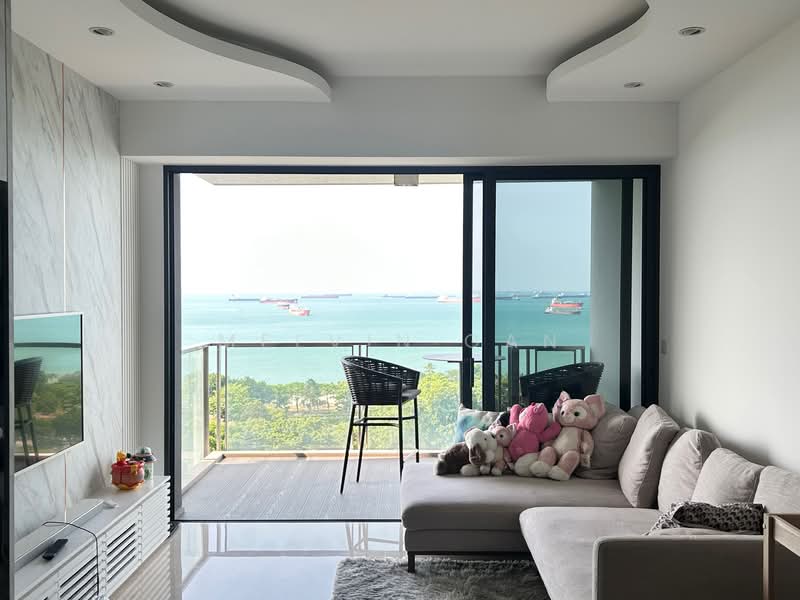 Seaside Residences, 16 Siglap Link, 3 Bedrooms, 1,259 sqft, Condominium For Rent, by Melvin Gan, 500090982 - Living Room - PropertyGuru.com.sg