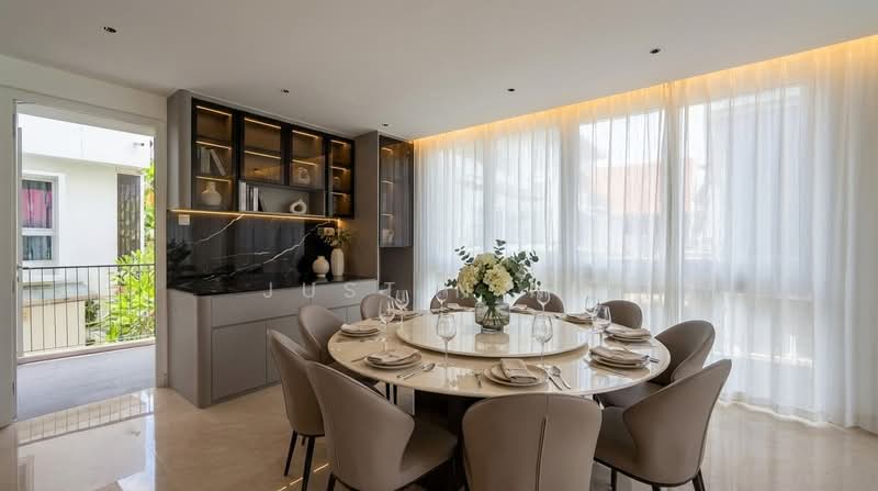 Jalan Baiduri Corner Terrace For Sale at S$ 9,200,000 | PropertyGuru Singapore - Dining Room