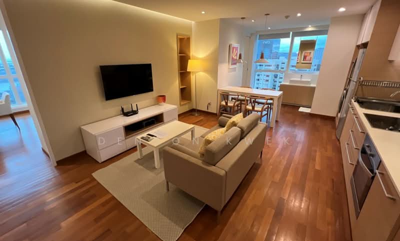 High Street Centre, 1 North Bridge Road, 1 Bedroom, 550 sqft, Apartment For Rent, by Denson Kwek, 500091172 - Living Room - PropertyGuru.com.sg