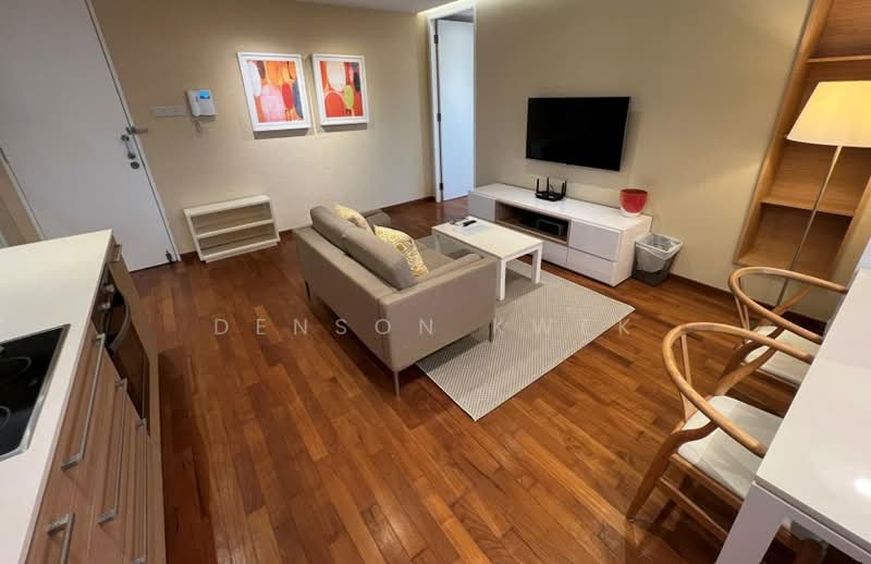 High Street Centre, 1 North Bridge Road, 1 Bedroom, 550 sqft, Apartment For Rent, by Denson Kwek, 500091172 - Living Room - PropertyGuru.com.sg