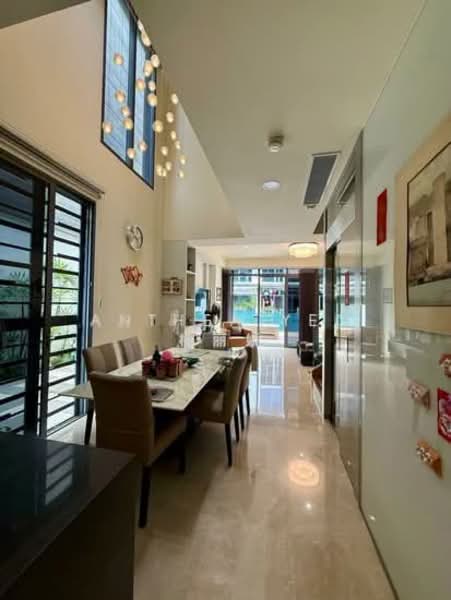Belgravia Villas Cluster House For Sale at S$ 4,300,000 | PropertyGuru Singapore - Dining Room
