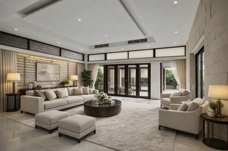 Bukit Tunggal estate Good Class Bungalow For Sale at S$ 38,000,000 | PropertyGuru Singapore - Living Room