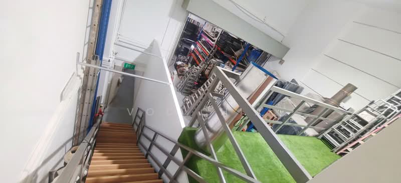 Enterprise Hub, 48 Toh Guan Road East, 3,358 sqft, Factory / Workshop (B2) For Rent, by Vod Chia, 500091595 - From Staircase - CommercialGuru.com.sg