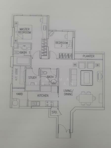 Amaryllis Ville, 20 Newton Road, 2 Bedrooms, 980 sqft, Condominium For Rent, by Prema Irangani, 500091621 - PropertyGuru.com.sg