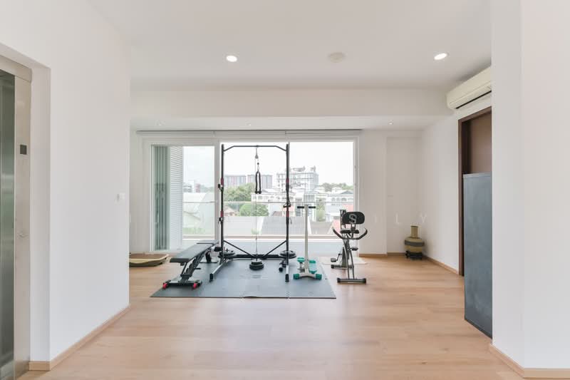 Rebuilt Freehold Semi-D near MRT and 1km to Ai Tong and Catholic High Semi-Detached House For Sale at S$ 7,500,000 | PropertyGuru Singapore - Top Level: Family Area / Gym / 1 bedroom