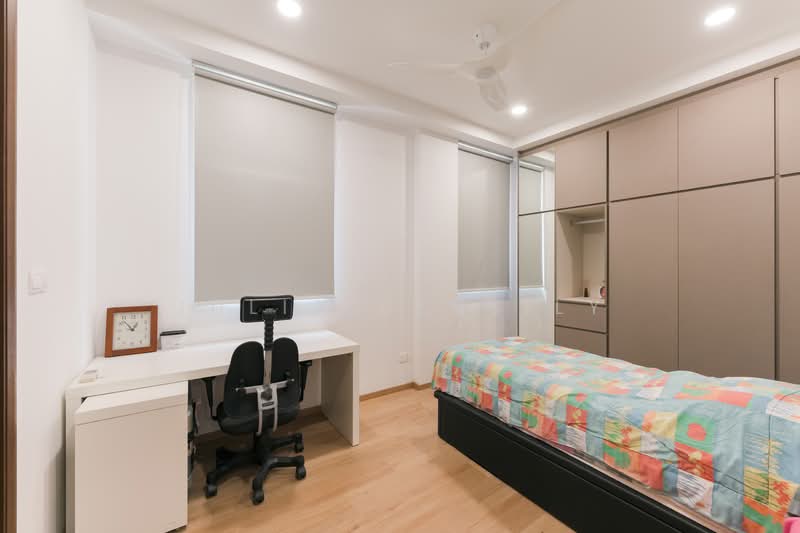 Rebuilt Freehold Semi-D near MRT and 1km to Ai Tong and Catholic High Semi-Detached House For Sale at S$ 7,500,000 | PropertyGuru Singapore - Level 2: Bedroom with Ensuite Bathroom