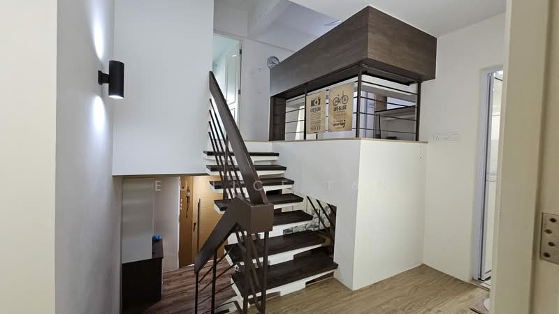 Pine Grove Condominium For Sale at S$ 1,950,000 | PropertyGuru Singapore - Stairway leading to kids room