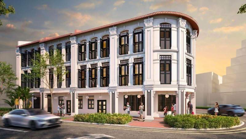 Brand New Corner Shophouse with Lift, Keong Saik Road/ Craig Road/ Bukit Pasoh, Chinatown / Tanjong Pagar, 5,158 sqft, Shop / Shophouse For Rent, by Vivien Tan, 500091757 - Exterior - CommercialGuru.com.sg