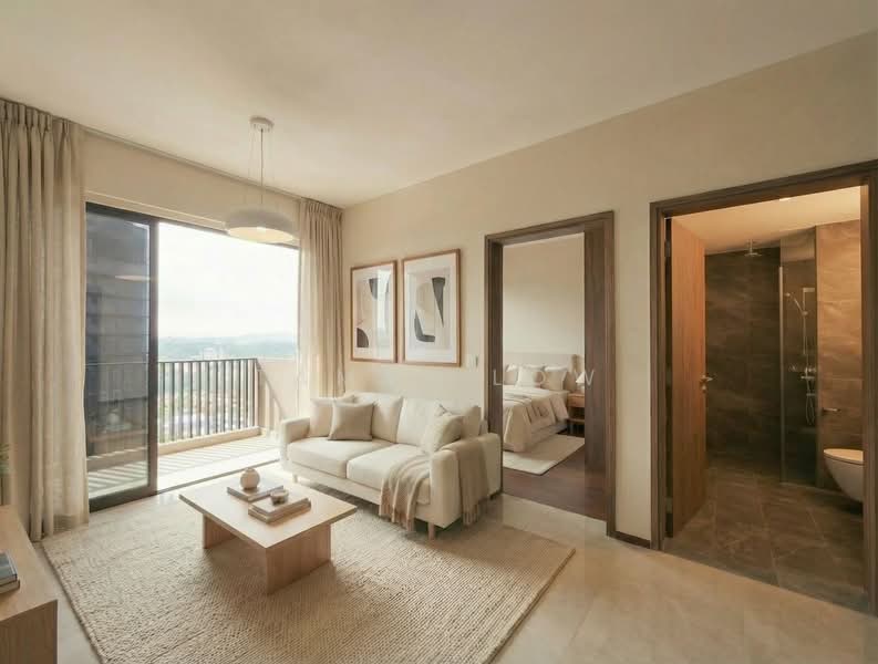 Lentor Modern, Lentor Central, 2 Bedrooms, 678 sqft, Condominium For Sale, by Tammi Low, 500091894 - Living Room - PropertyGuru.com.sg
