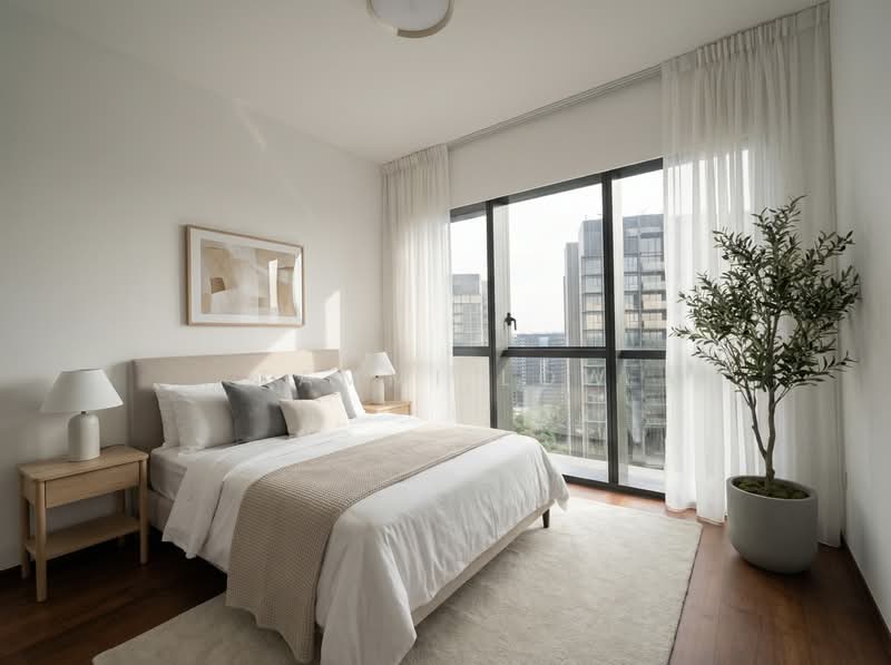 Lentor Modern, Lentor Central, 2 Bedrooms, 678 sqft, Condominium For Sale, by Tammi Low, 500091894 - Bedroom - PropertyGuru.com.sg