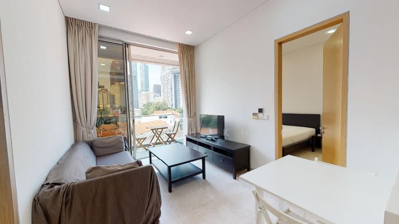 Dorsett Residences Condominium For Sale at S$ 1,608,888 | PropertyGuru Singapore - Living Room