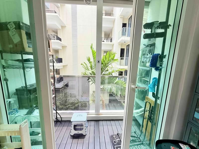 Palm Loft, 136 Joo Chiat Terrace, 2 Bedrooms, 689 sqft, Apartment For Rent, by Brian Eng, 500092076 - Balcony - PropertyGuru.com.sg