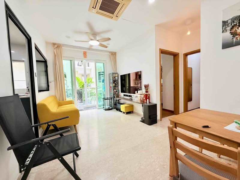 Palm Loft, 136 Joo Chiat Terrace, 2 Bedrooms, 689 sqft, Apartment For Rent, by Brian Eng, 500092076 - Living Room - PropertyGuru.com.sg