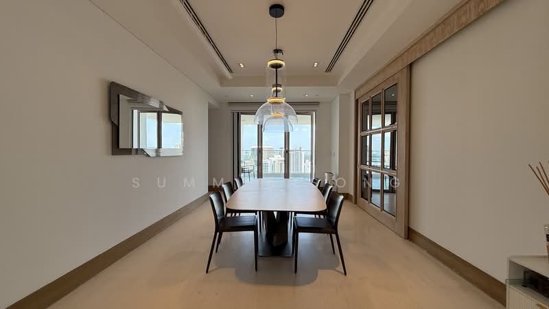 The Ritz-Carlton Residences, 65 Cairnhill Road, 4 Bedrooms, 3,057 sqft, Condominium For Rent, by Summer Song, 500092153 - Dining Room - PropertyGuru.com.sg